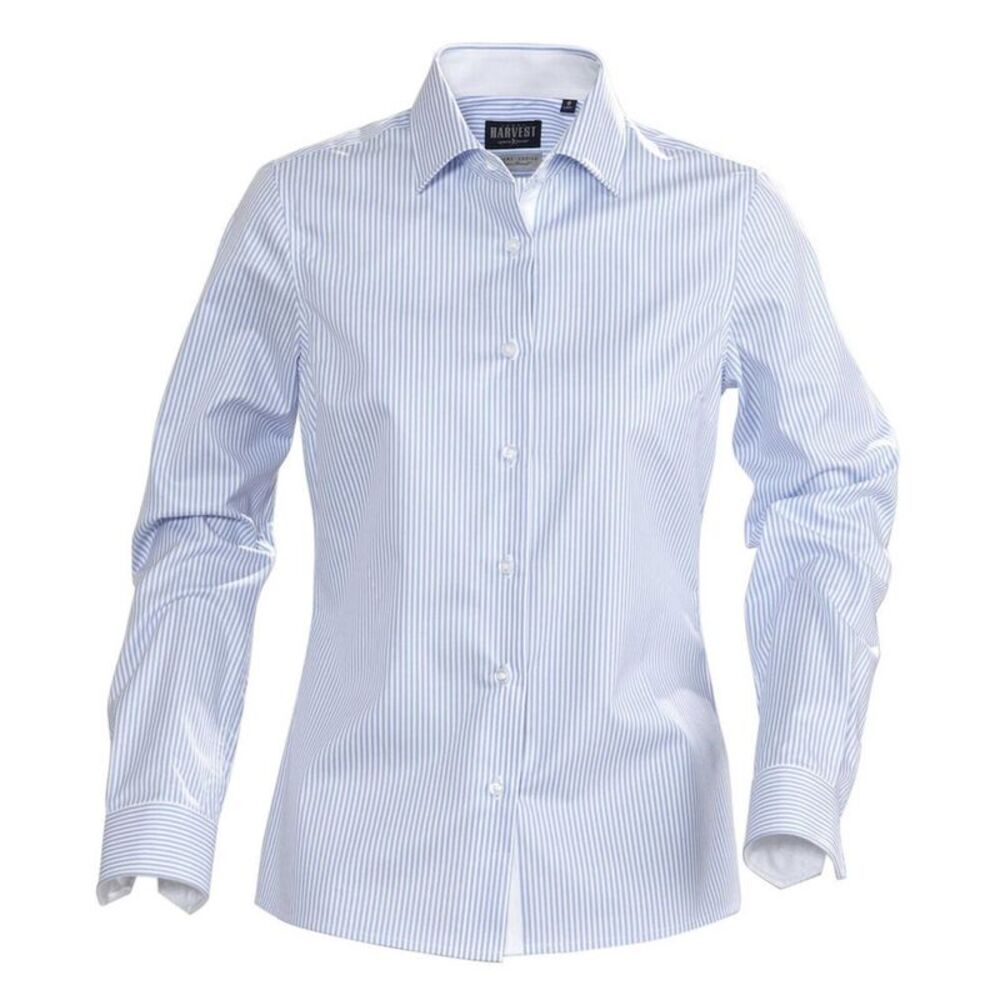 James Harvest Womens/Ladies Reno Shirt / Light Blue